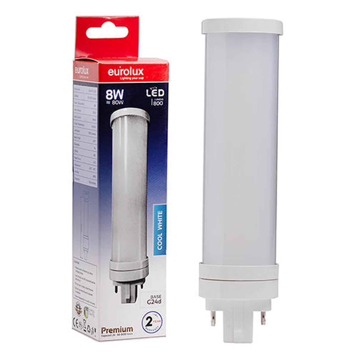 Eurolux LED PL 2Pin Premium 10w G24d 4500K