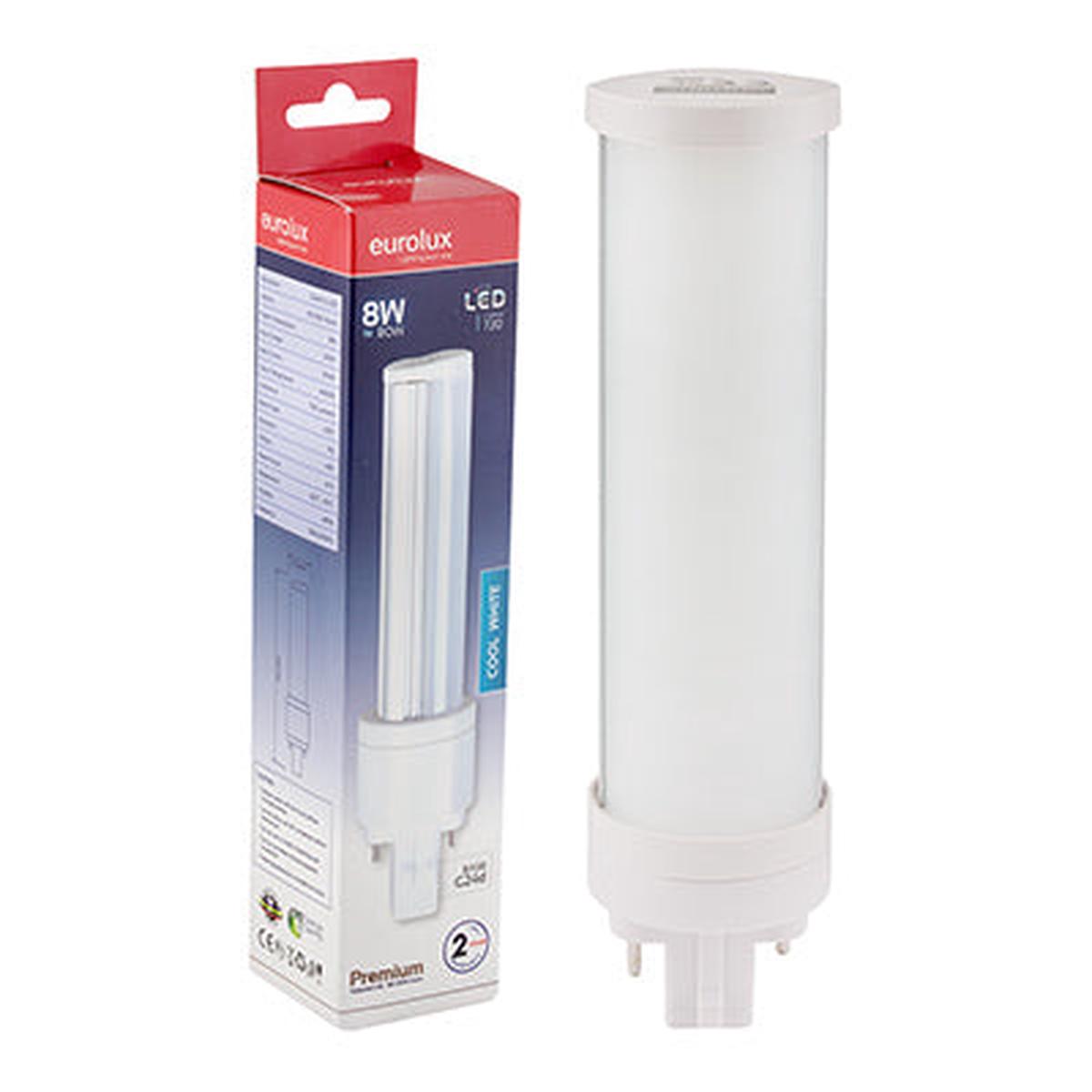 Eurolux LED PL 2Pin Premium 8w G24d 4500K