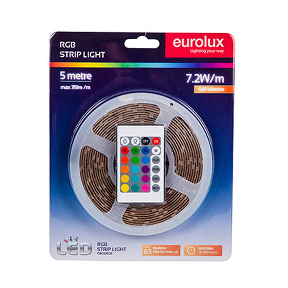 Eurolux LED Strip DIY Kit 5m 7.2W/m RGB IP65