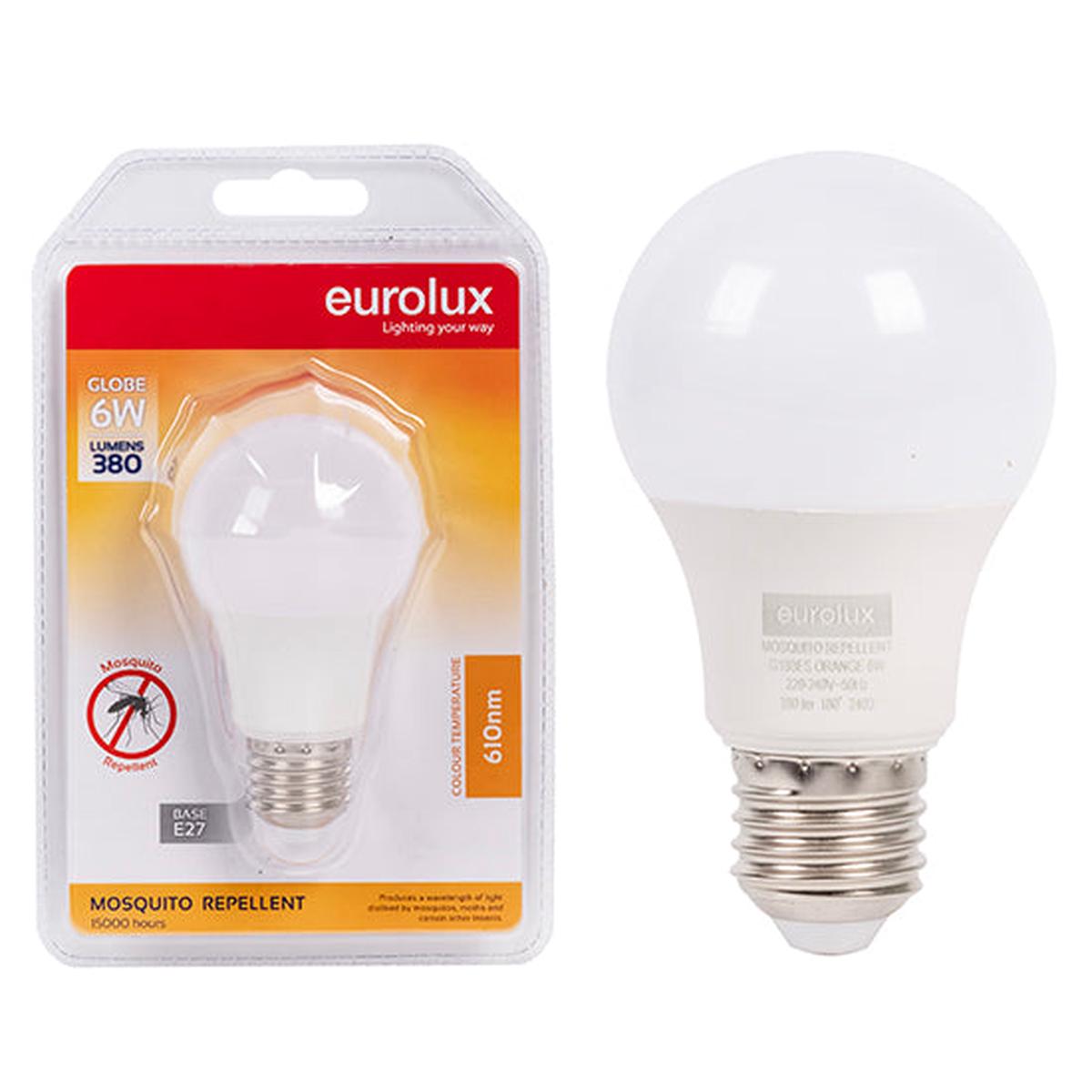 Eurolux Mosquito Repellent Globe 6w LED E27 N