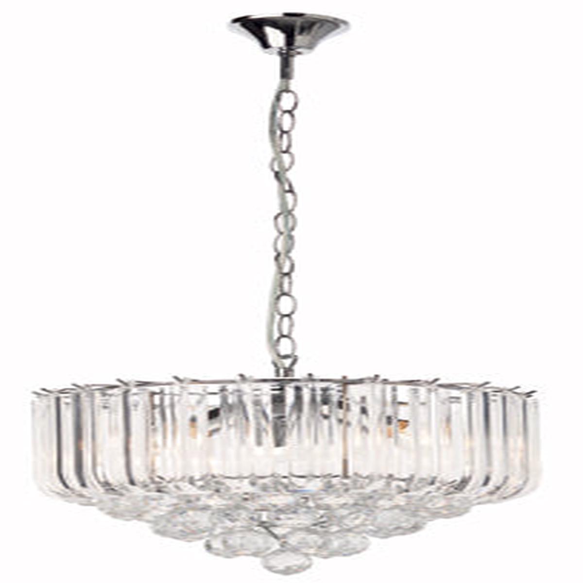 Eurolux Otis Acrylic Chandelier 350mm Chrome