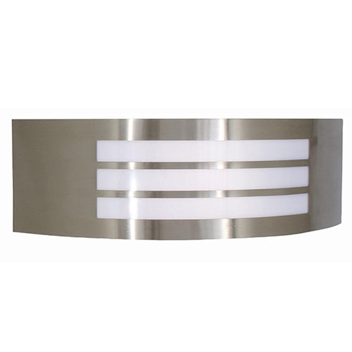 Eurolux Outdoor Wall Light Stainless Steel Grid Satin Chrome