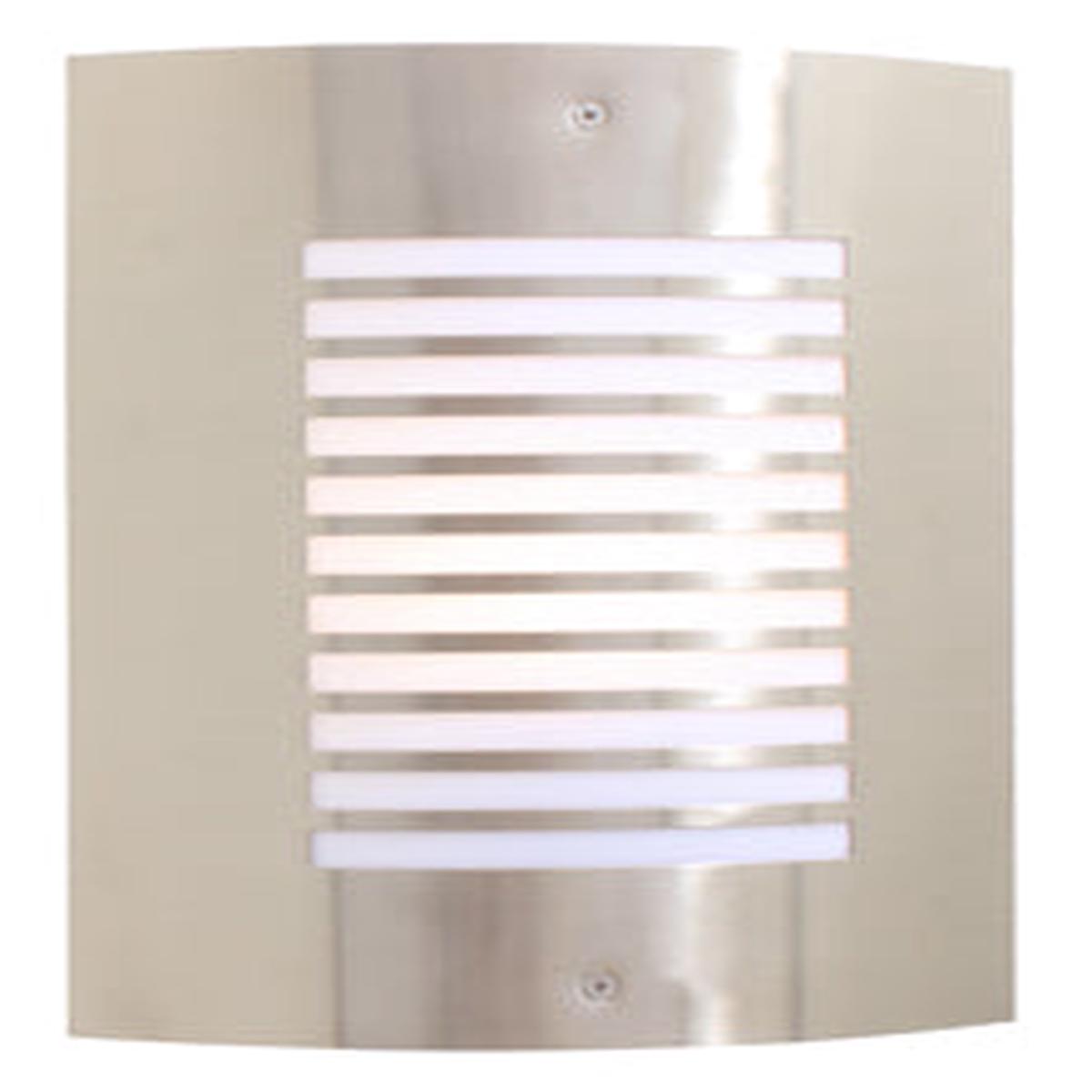 Eurolux Outdoor Wall Light Stripe Design Satin Chrome