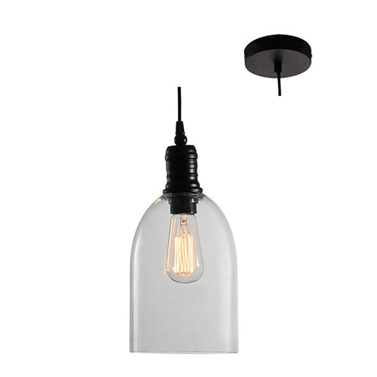 Eurolux Pendant Farmhouse 155mm Black