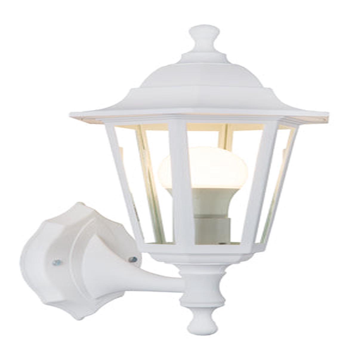 Eurolux Plastic Lantern 6 Panel Up & Down Facing White