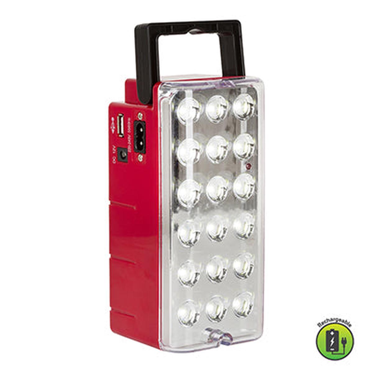 Eurolux Rechargeable Lantern Red LED 5.4w