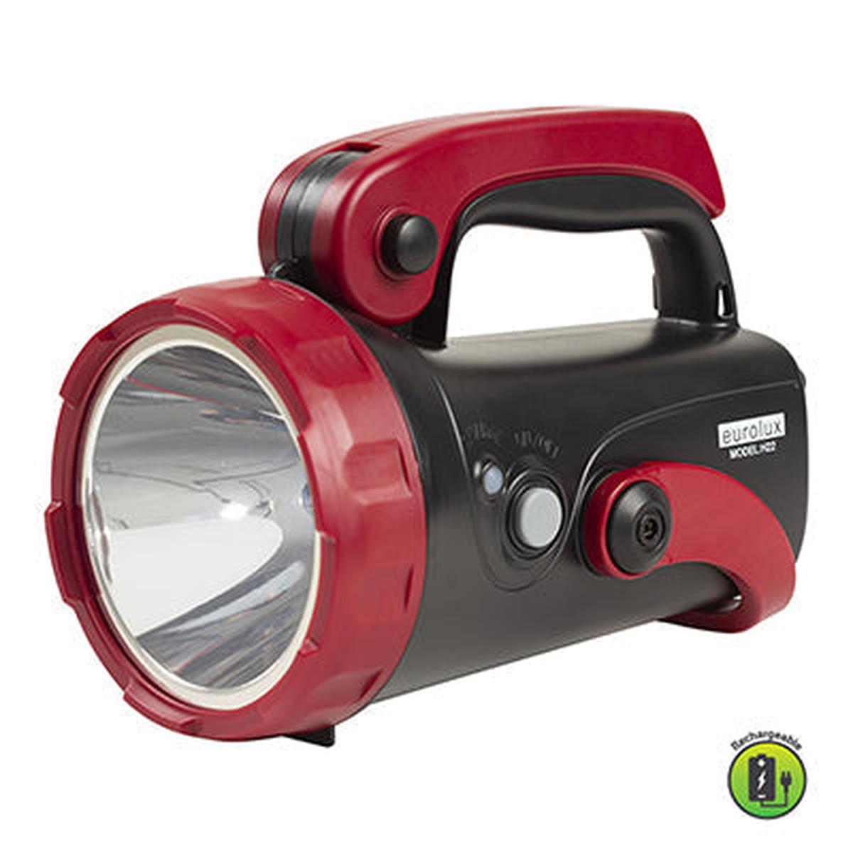 Eurolux Rechargeable Torch LED 5W Black/Red
