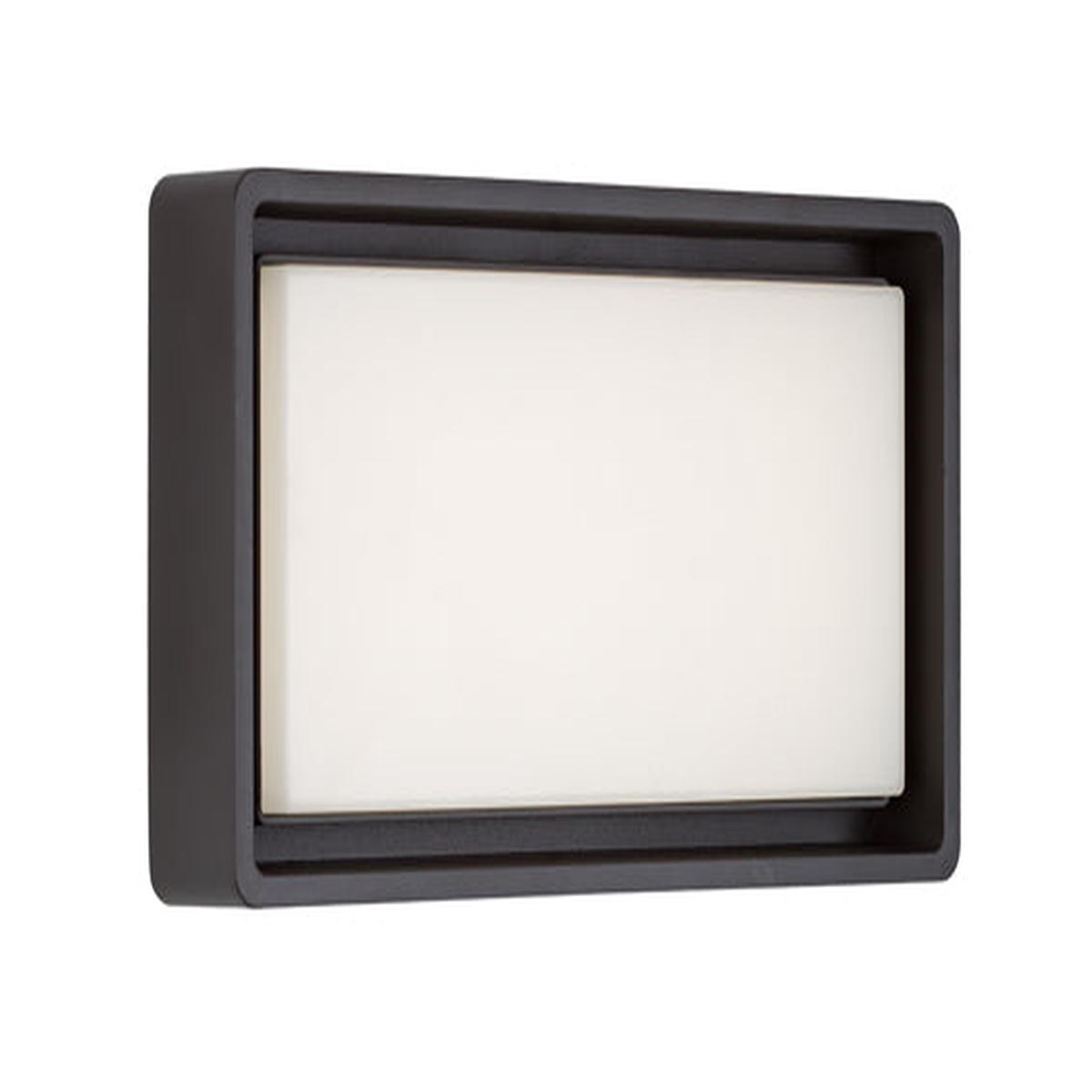 Eurolux Rectangular Bulkhead 320mm Graphite