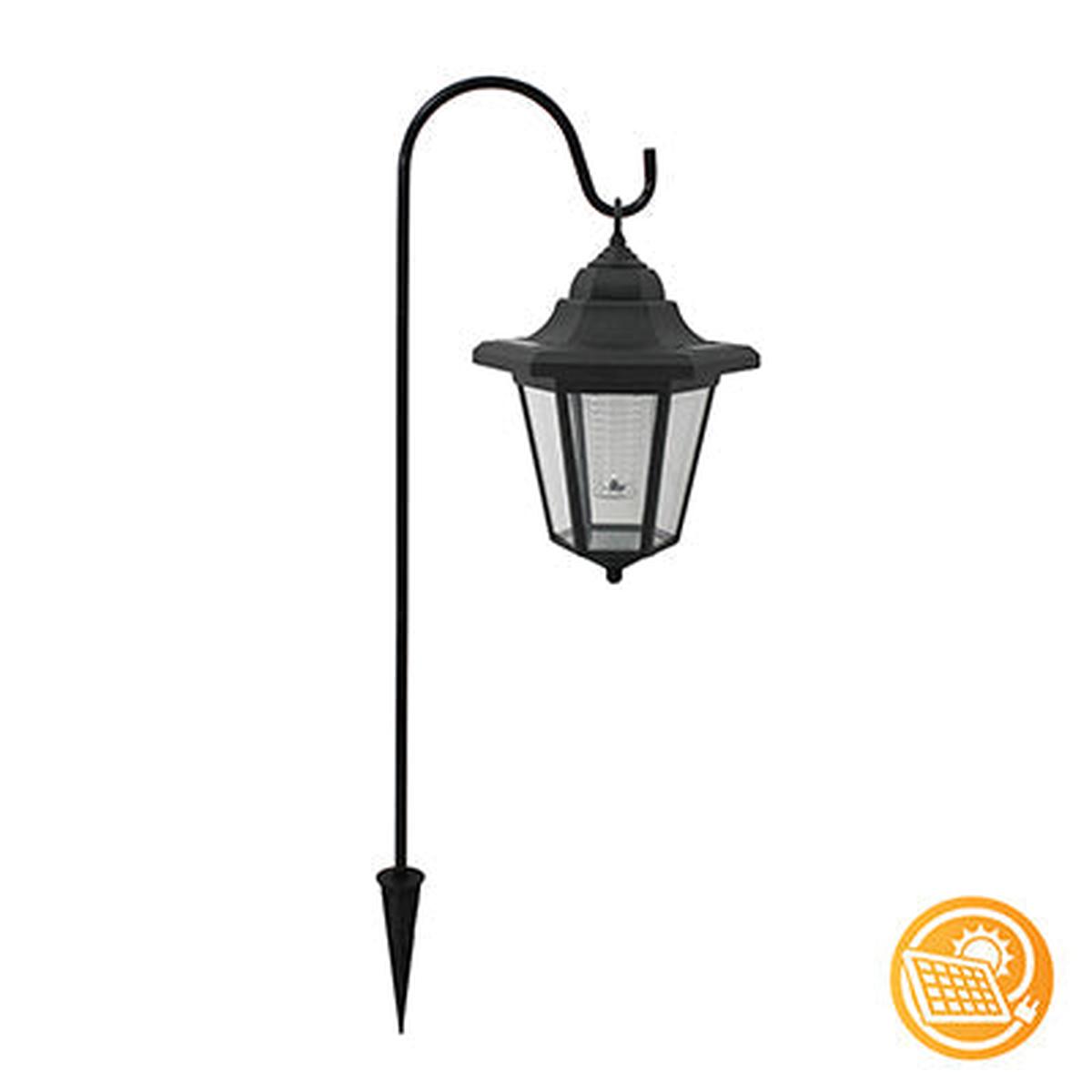 Eurolux Solar Garden Spike ShePARd Black