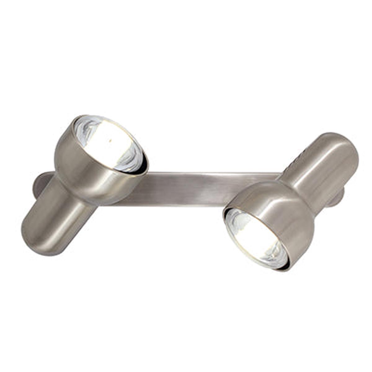 Eurolux Spotlight Turbo Spotlight 2 Light Bar Satin Chrome R80