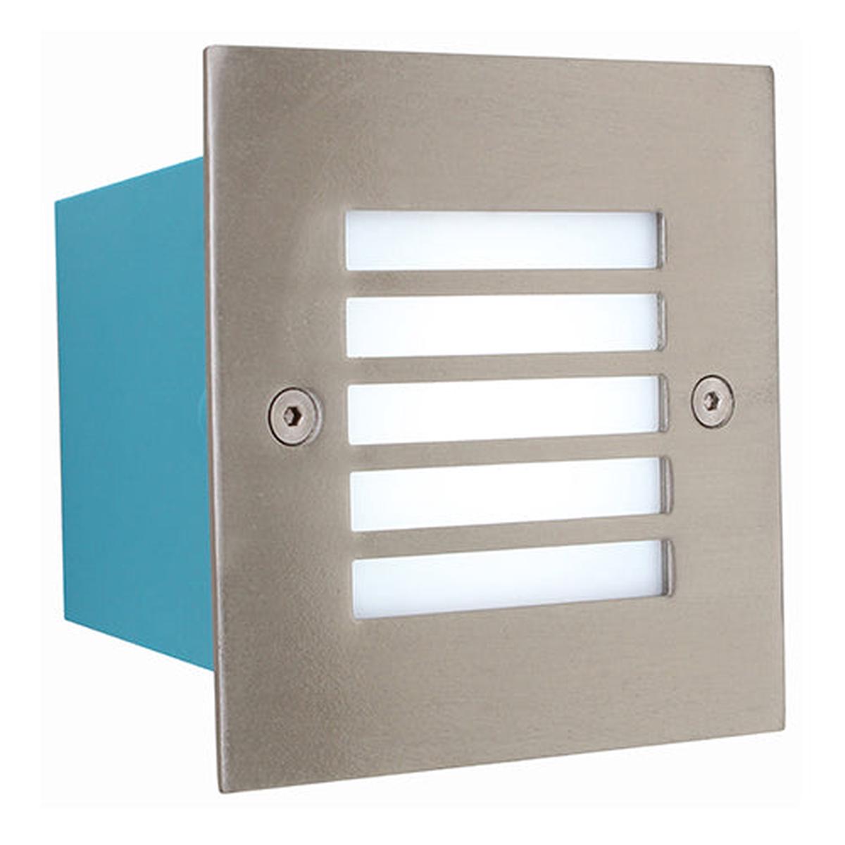 Eurolux Square Grid Foot Light LED 6000K Satin Chrome