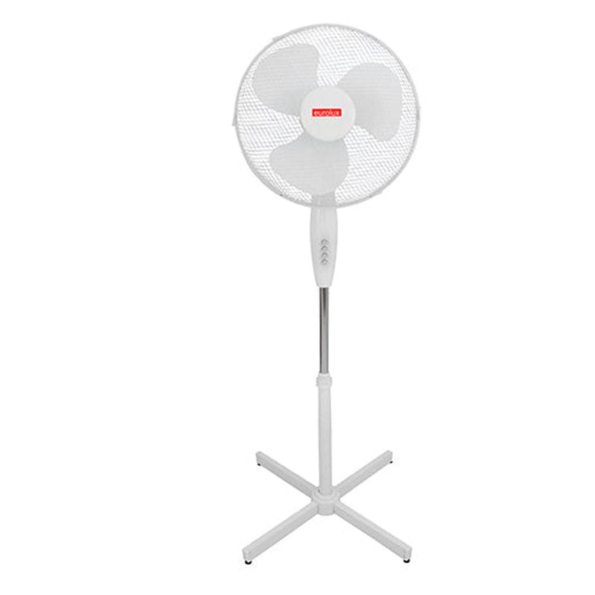 Eurolux Standing Fan 3 Blades White 50W