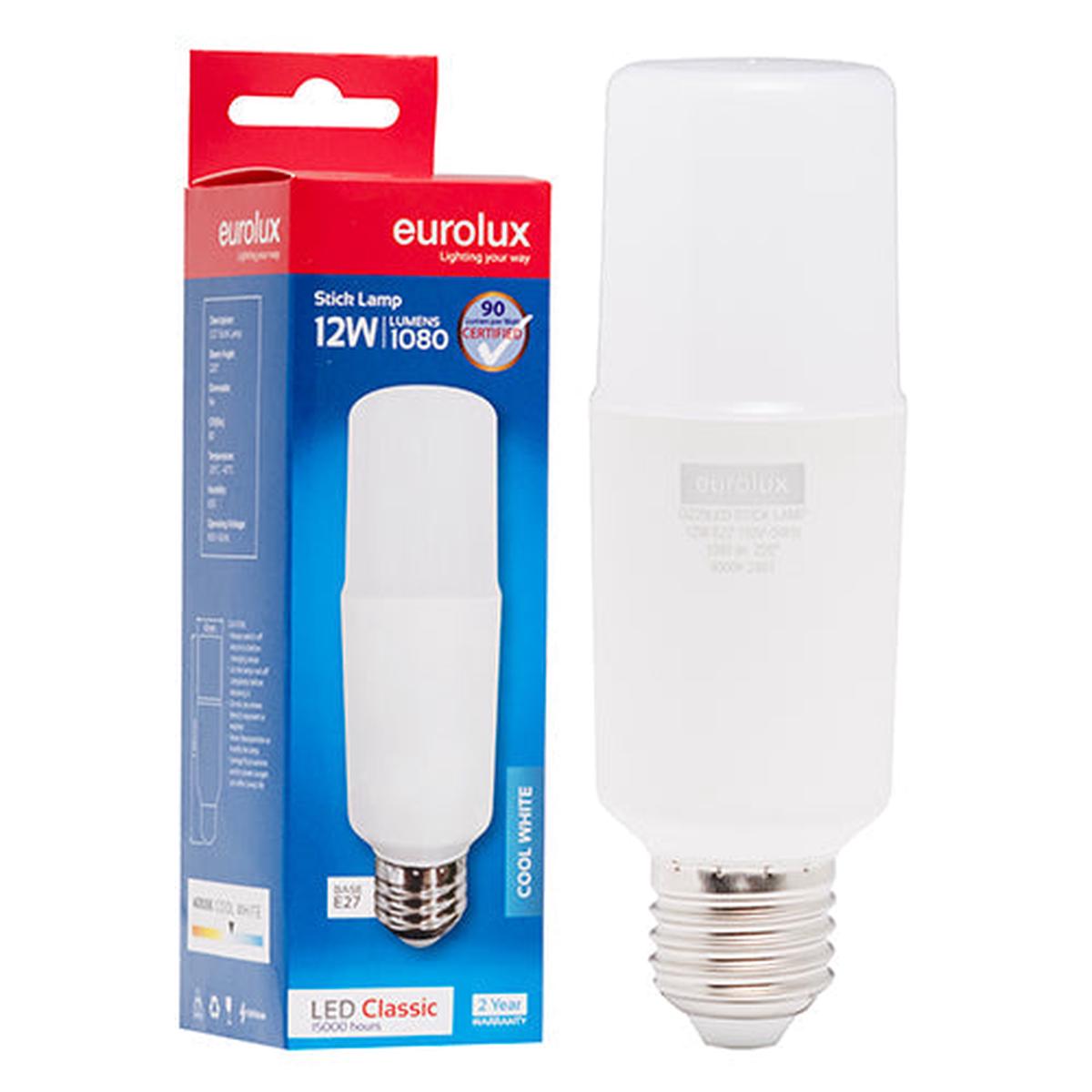 Eurolux Stick Lamp 12w LED E27 4000K 110V N