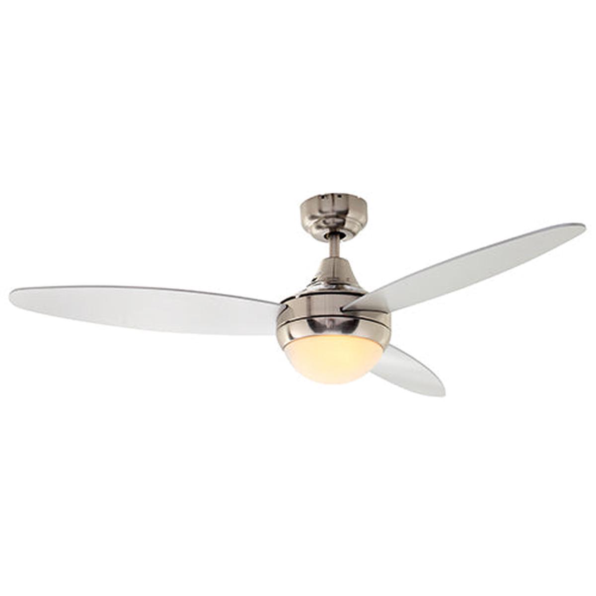 Eurolux Swirl Ceiling Fan 3 Blades SC/Silver 60W
