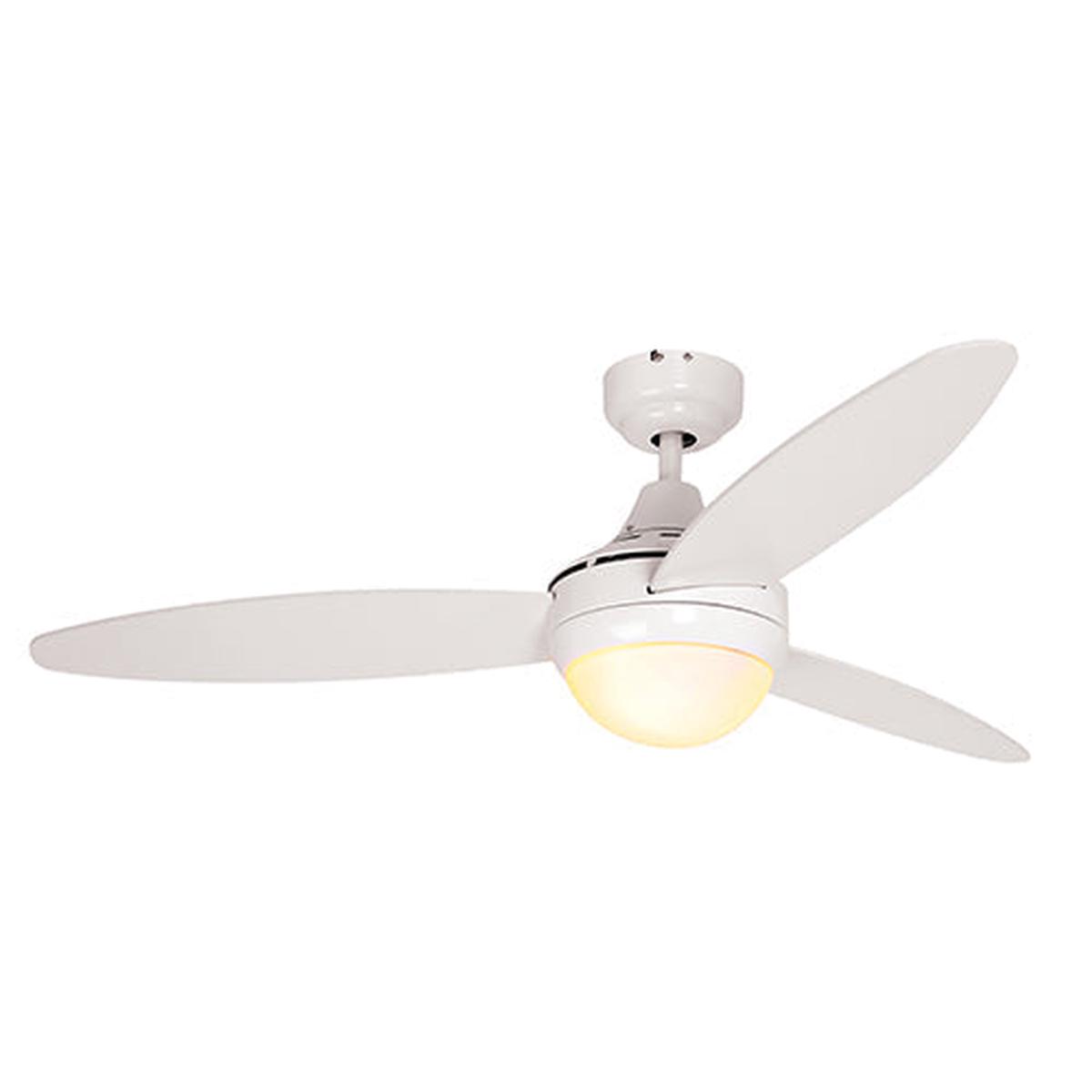 Eurolux Swirl Ceiling Fan 3 Blades White 60W