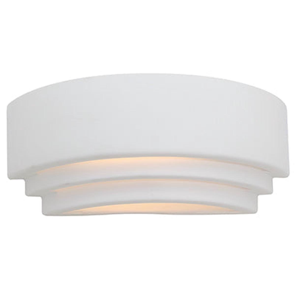 Eurolux Wall Light Gypsum 320mm White