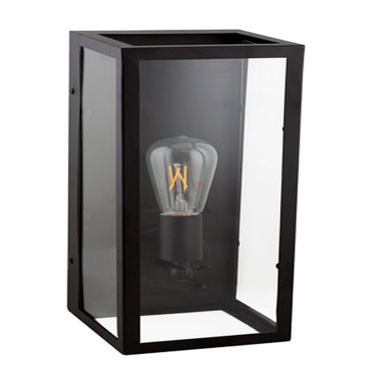 Eurolux Wall Light Steel Black (for undercover use only)