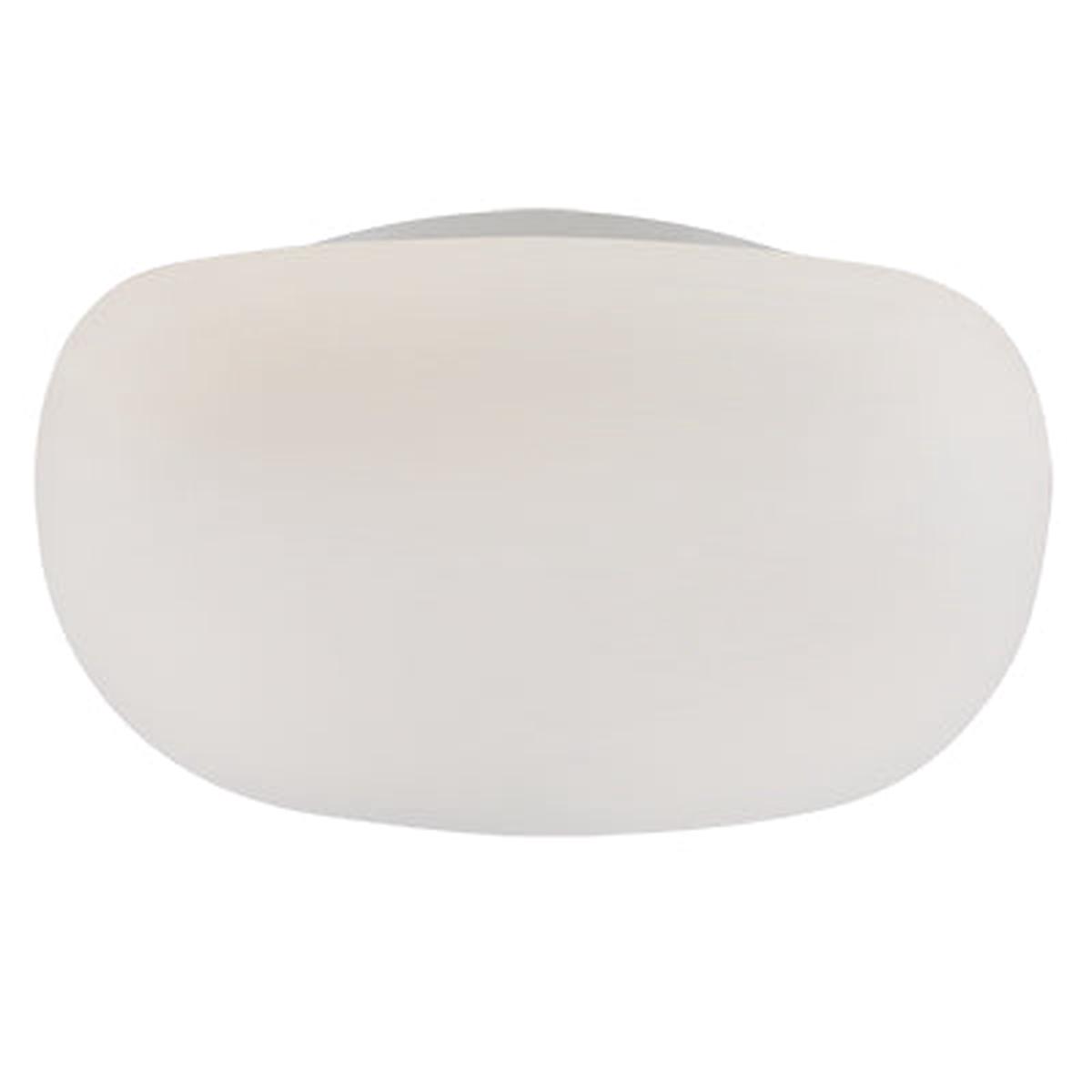 Radiant Cheesecake Ceiling Light Square White 250mm