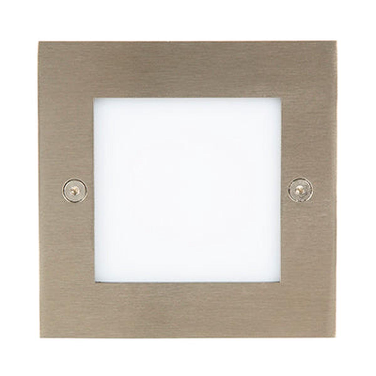 Radiant Foot Light Outdoor Recess Plain Stainless Steel LED 2.85W