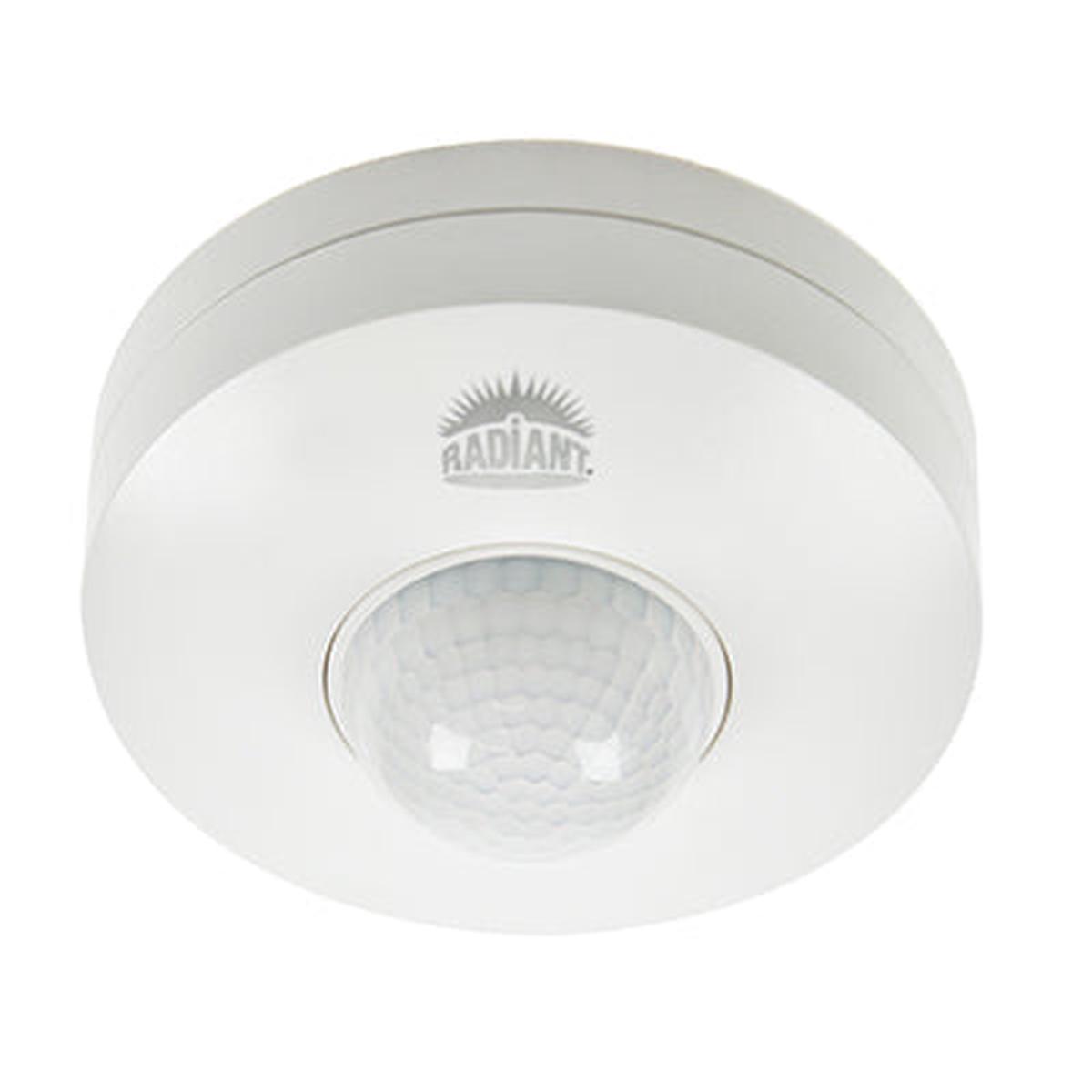 Radiant Sensor Occupancy Indoor PIR 3 Detector 1200w 360 Degrees