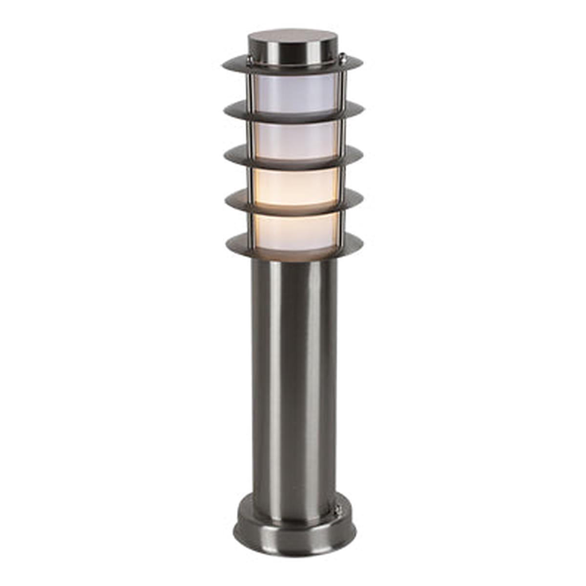 Eurolux Bollards Stainless Steel Grid Pedestal Satin Chrome