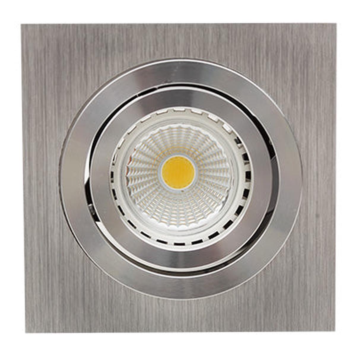 Eurolux Downlight Standard CNC Tilt Square 90mm Aluminium