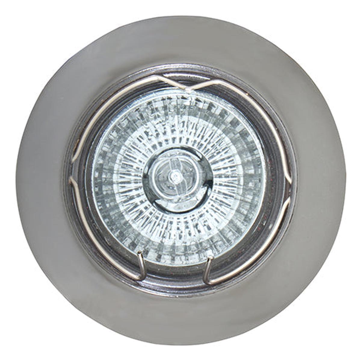 Eurolux Downlight Standard Straight Curved Rim 78mm Gun Metal