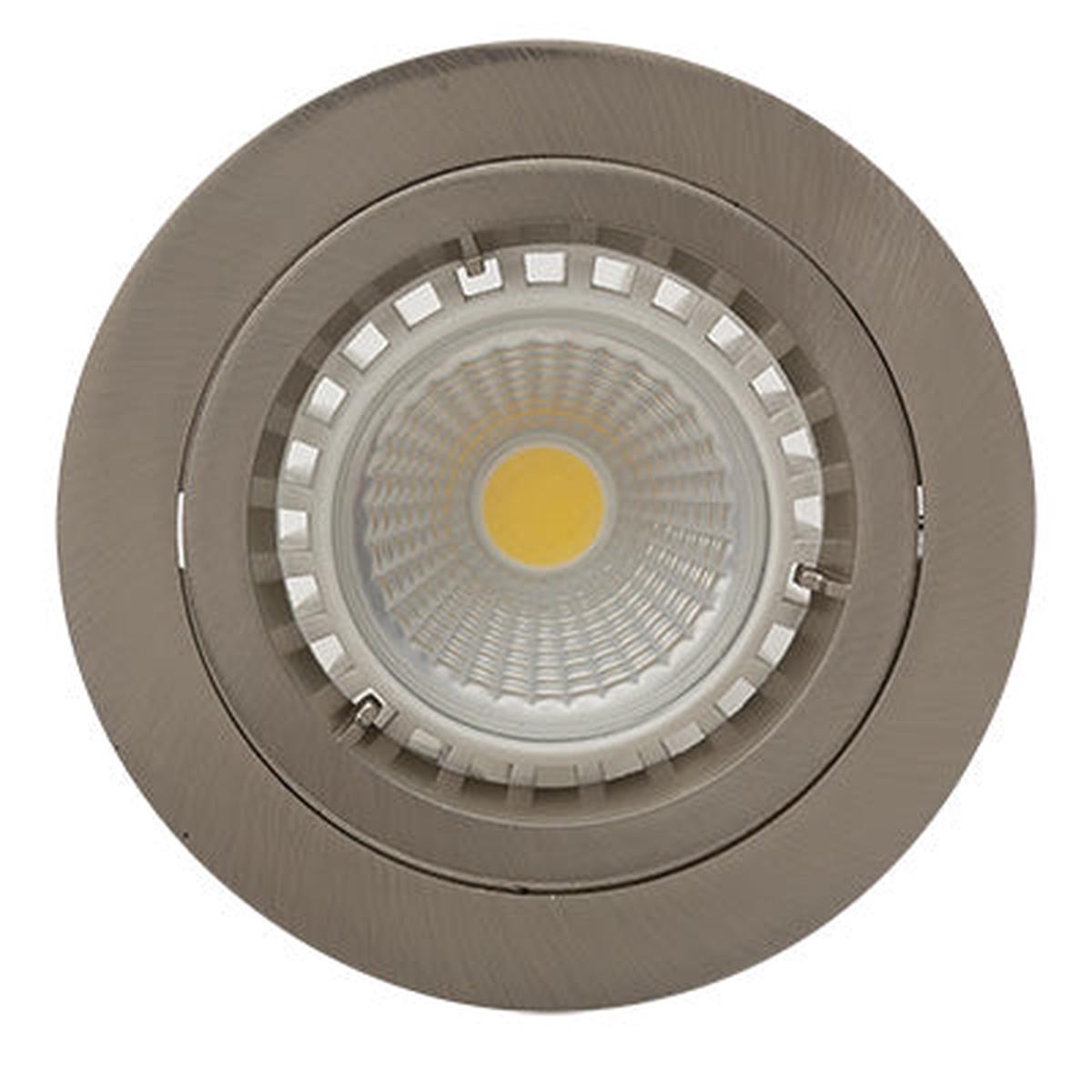 Eurolux Downlight Standard Straight Twist 80mm Satin Chrome