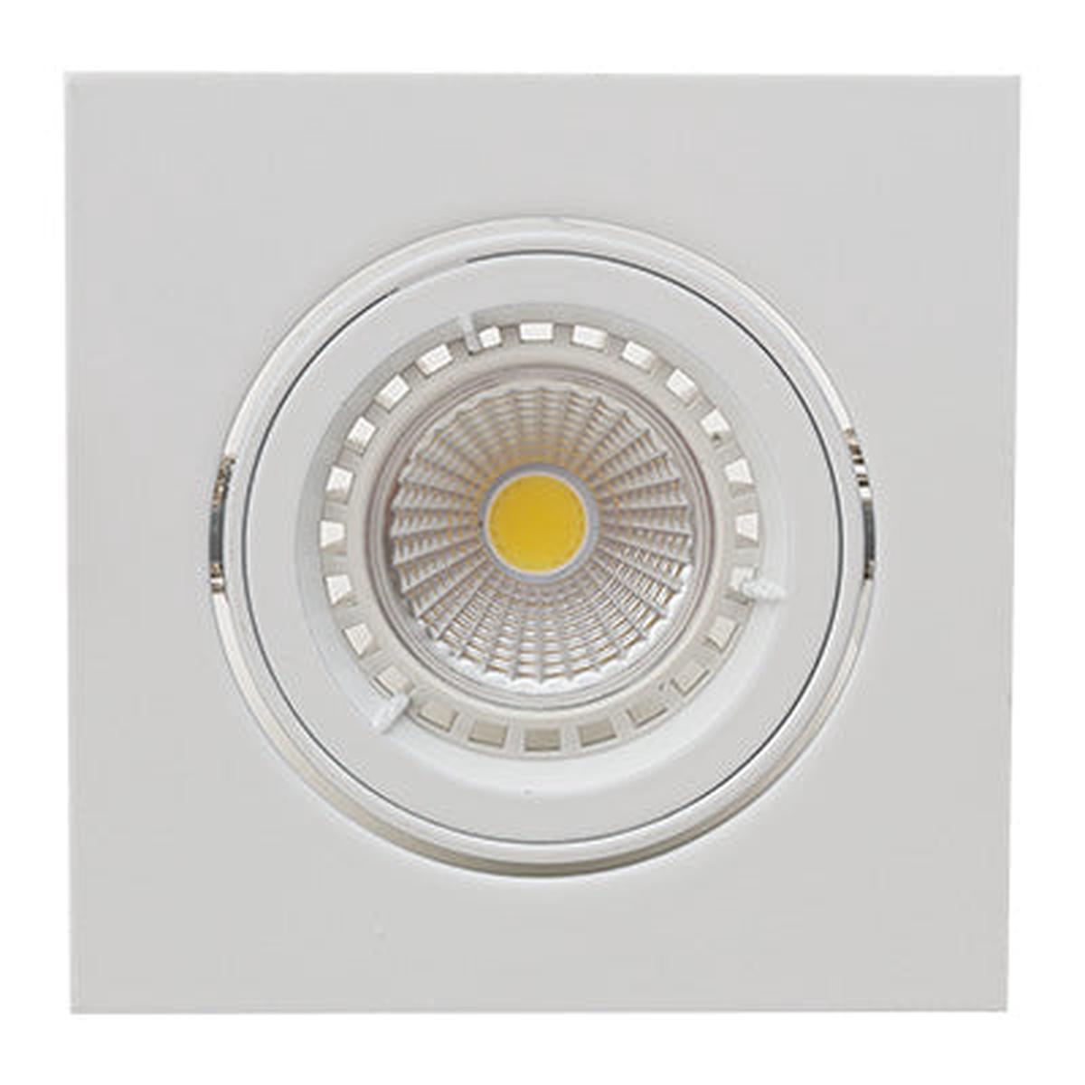 Eurolux Downlight Standard Tilt Twist Square White
