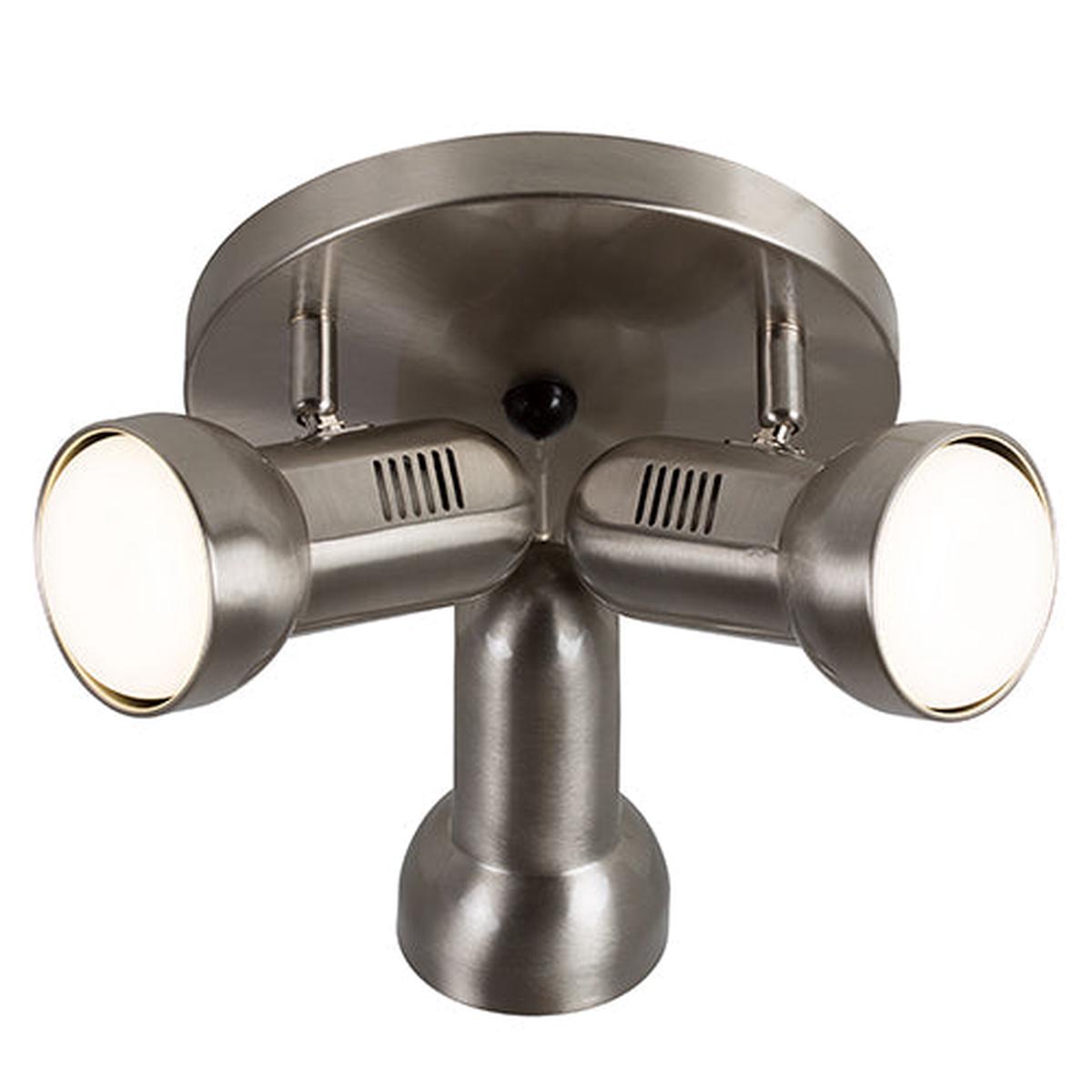 Eurolux Spotlight Turbo 3 Light R80 240mm Satin Chrome
