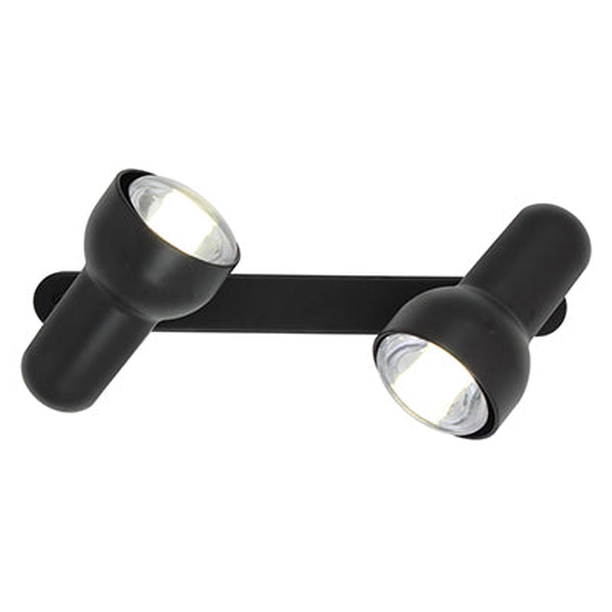 Eurolux Spotlight Turbo Bar 2 Light R80 Black
