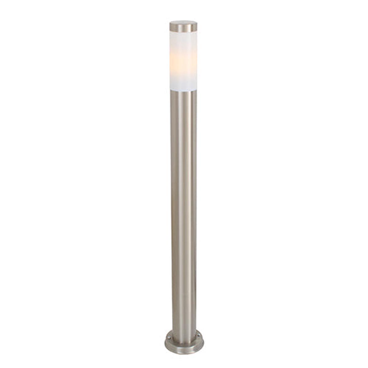 Eurolux Stainless Steel Plain Pole Satin Chrome 1000mm