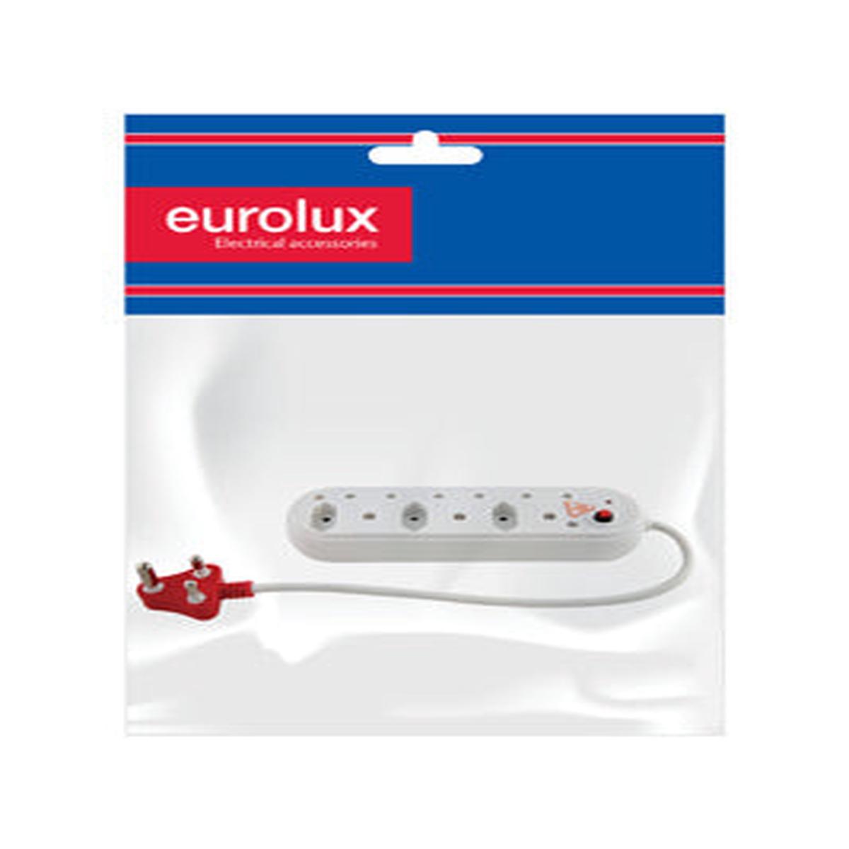 Eurolux Surge Protection Multiplug 6 Way 3X16A 3X5A