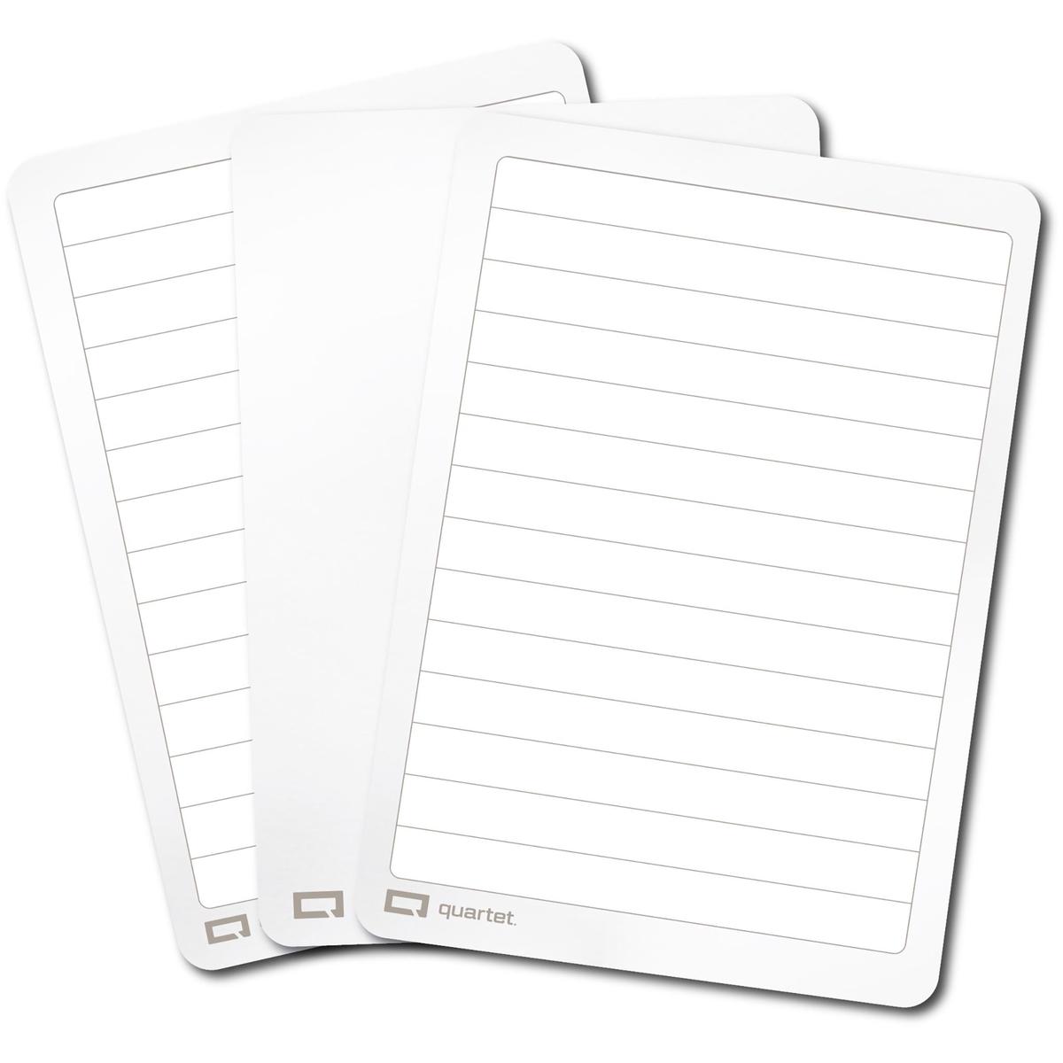 QUARTET FLEX WHITEBOARD DOUBLE-SIDED PLAIN/LINED PK30