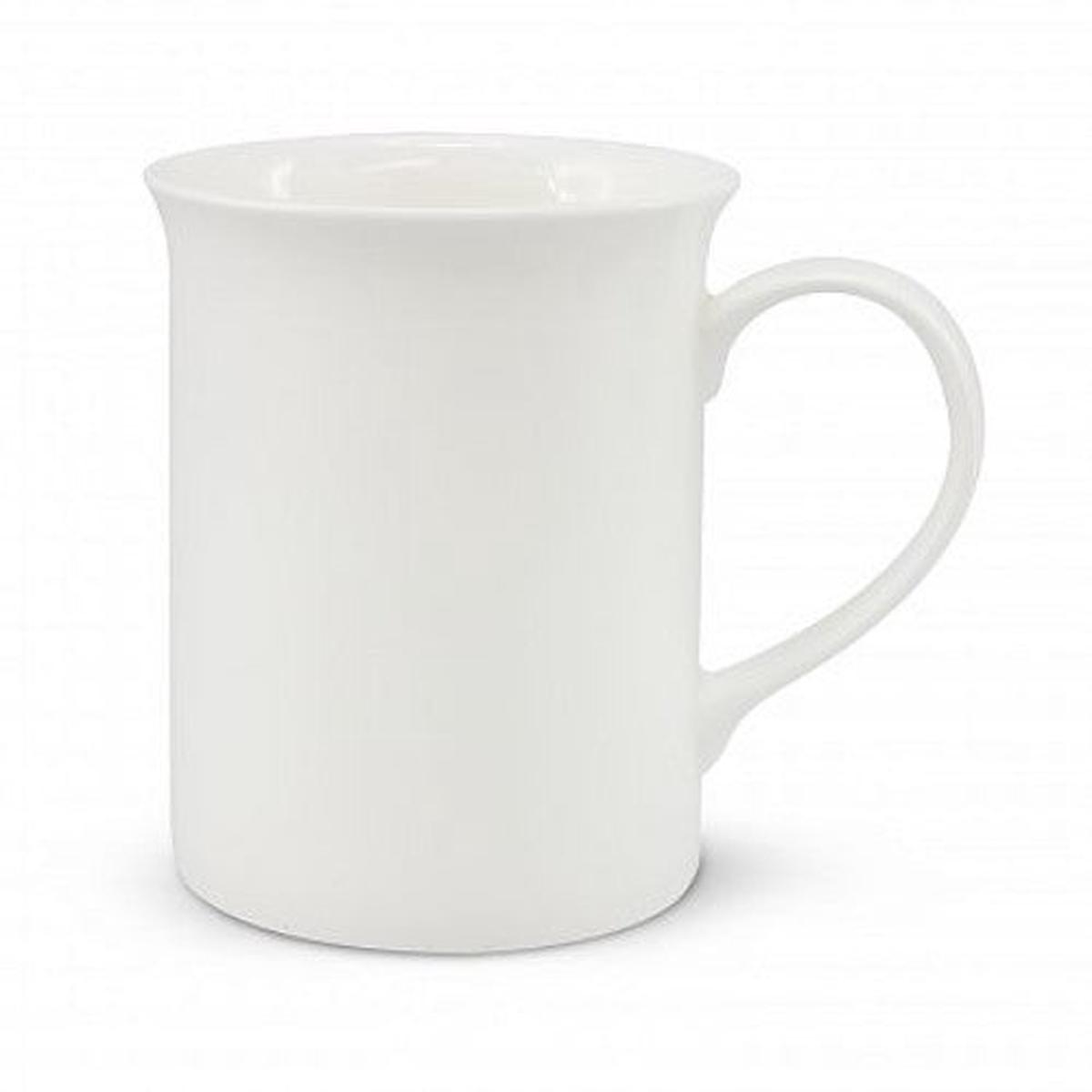 Vogue Bone China Coffee Mug (White)