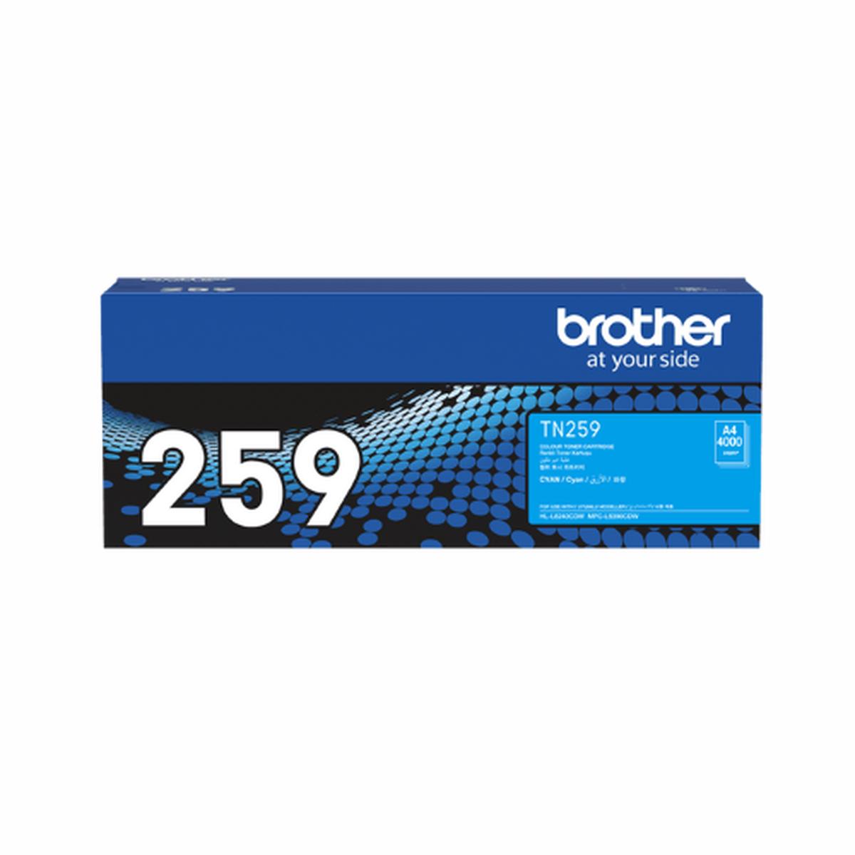 Brother TN259 Genuine Cyan Toner Cartridge