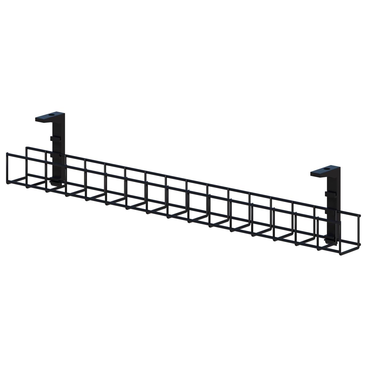 Wire Grid Cable Basket Black (Each)