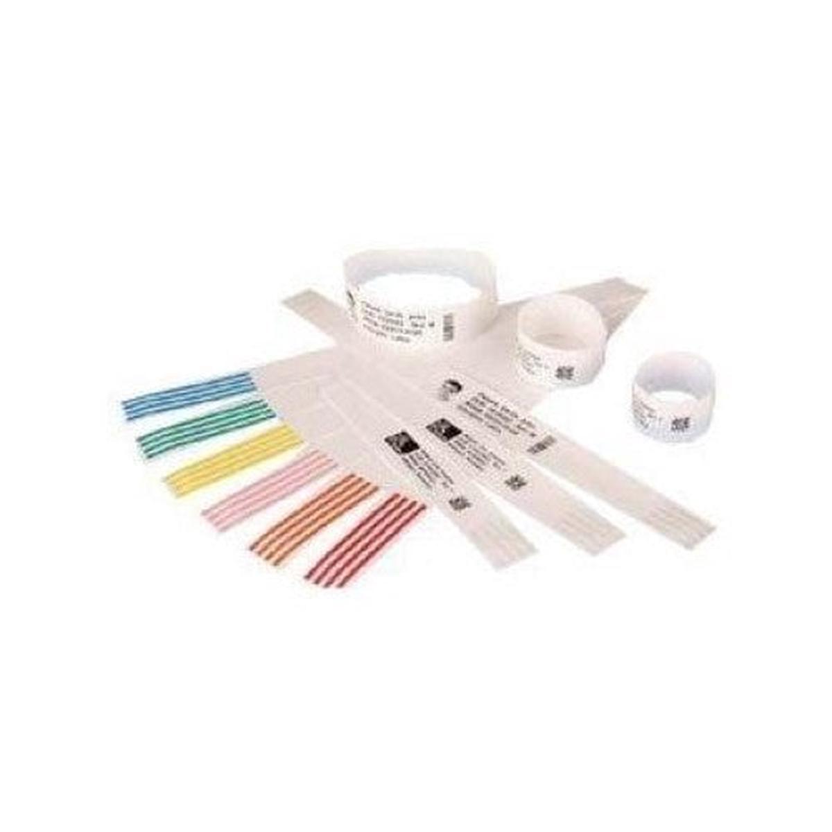 Zebra Z-BAND Direct ADULT 25X279MM 200 bands/cartr WHITE Box of 6 (10006995K)