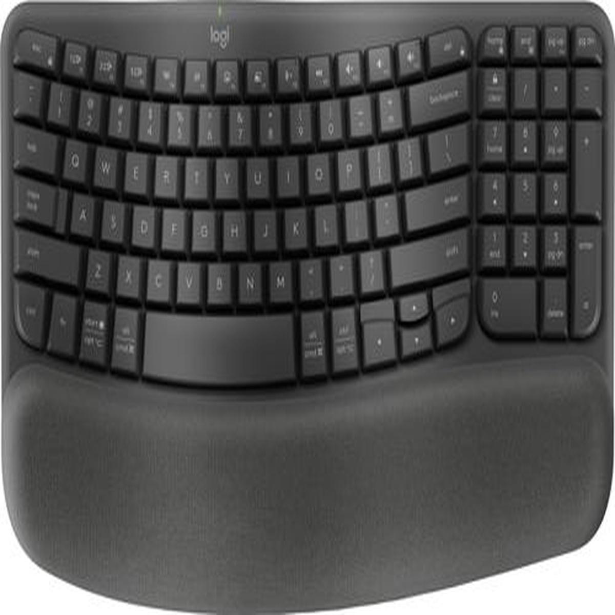 Logitech Wave Keys Wireless Ergonomic Keyboard Business