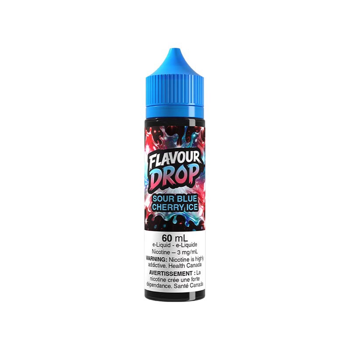 Sour Blue Cherry Ice By Flavour Drop Vape Juice (MB)