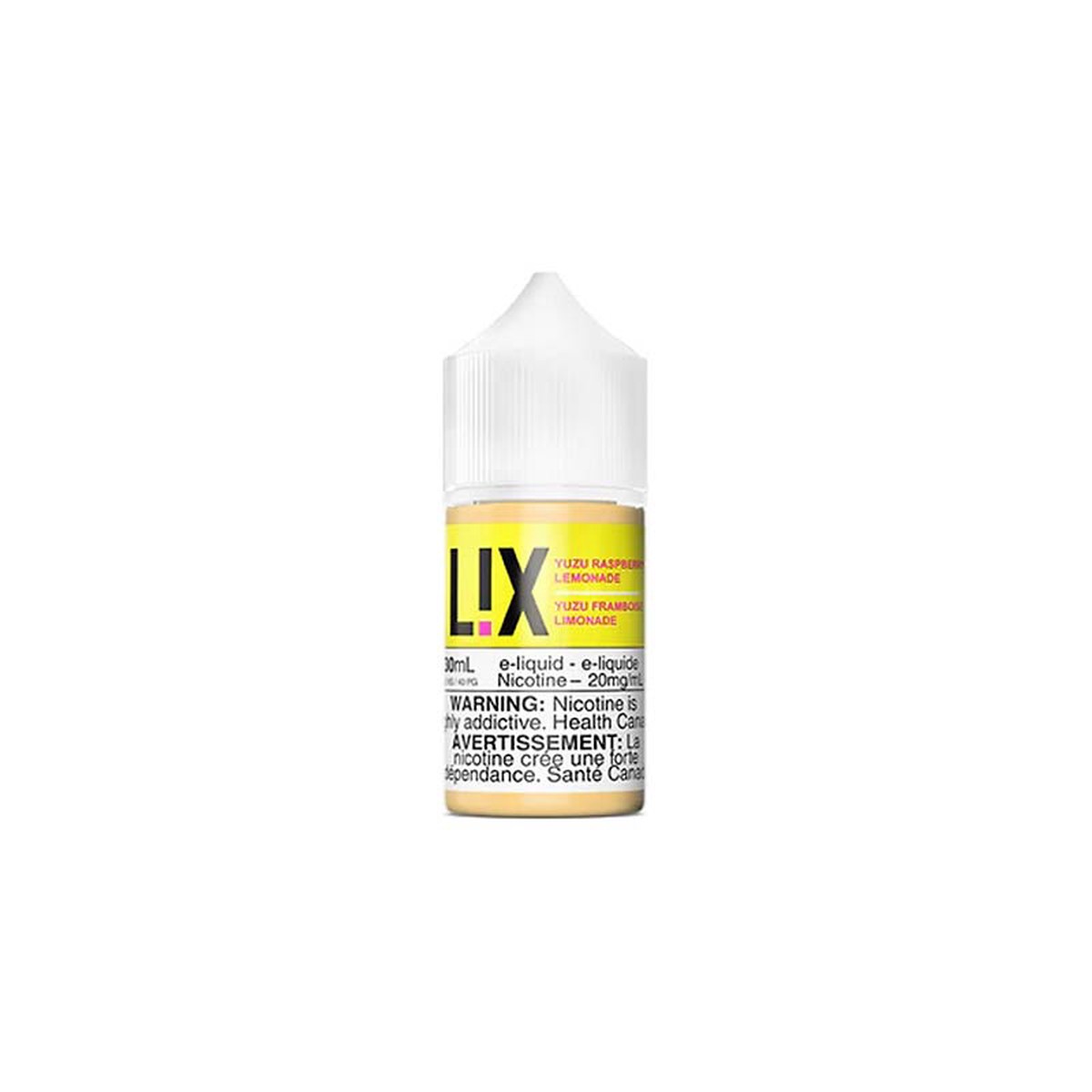 Yuzu Raspberry Lemon by L!X Salts Juice (ON)