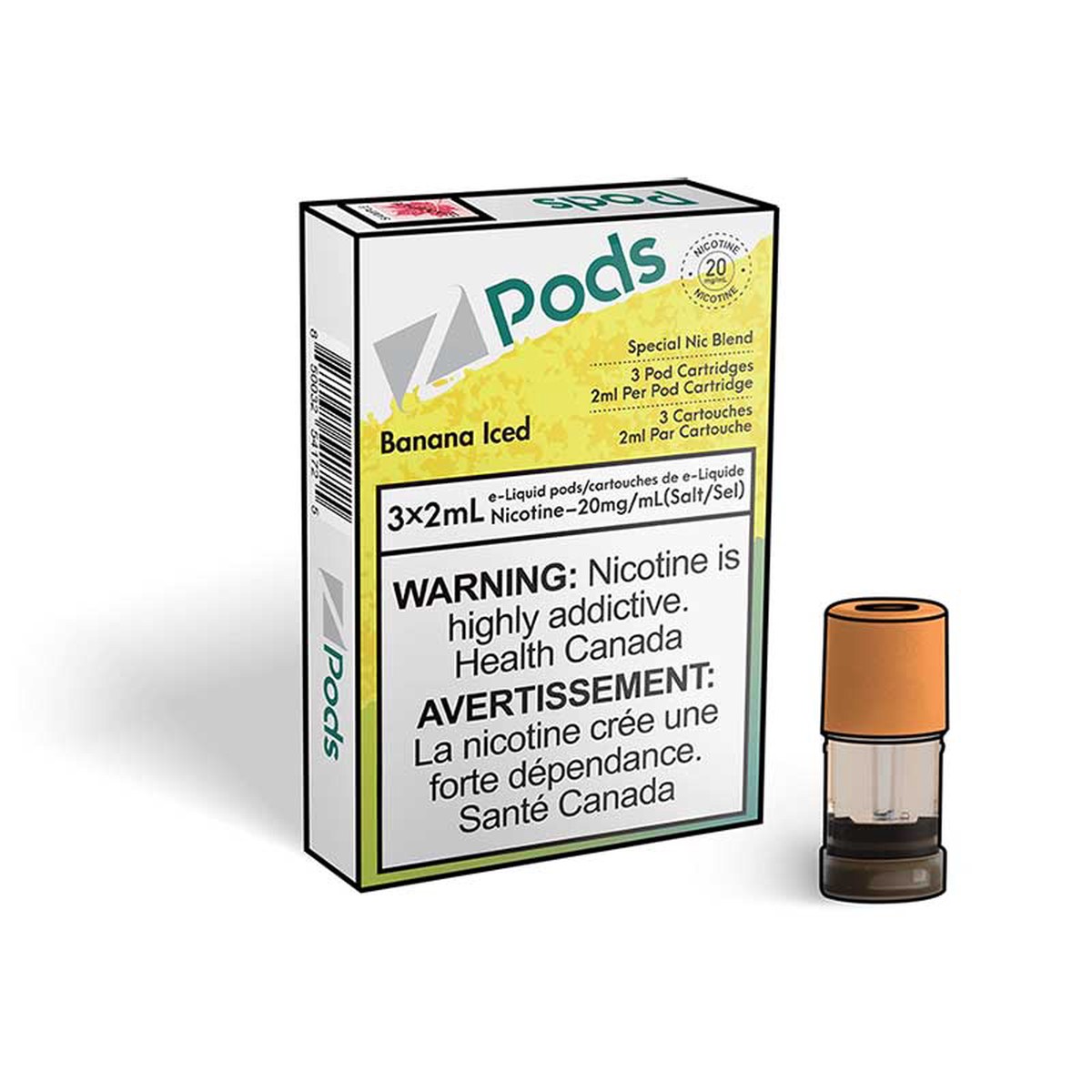 Z Pods - S Compatible - Banana Iced (ON)