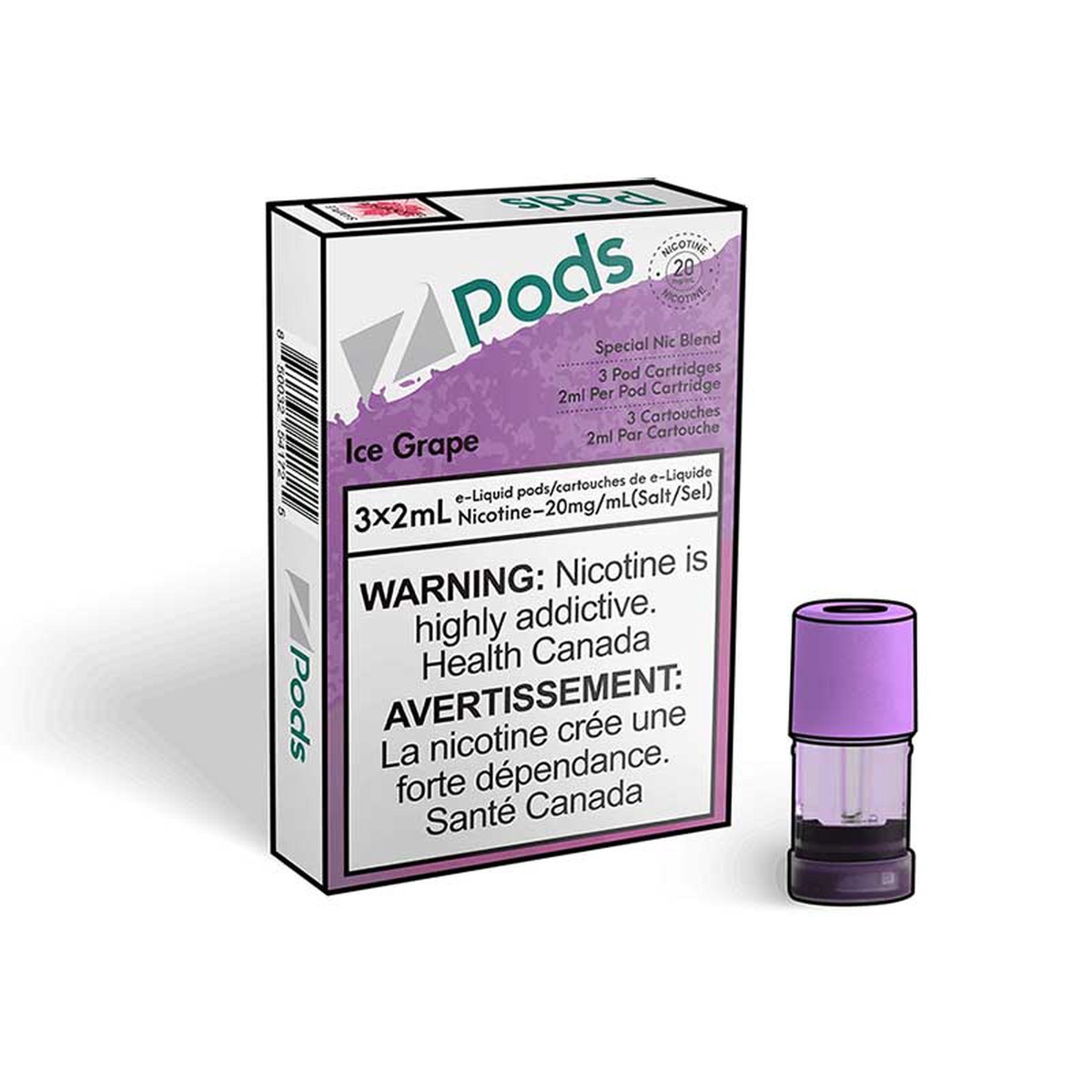 Z Pods - S Compatible - Ice Grape (ON)