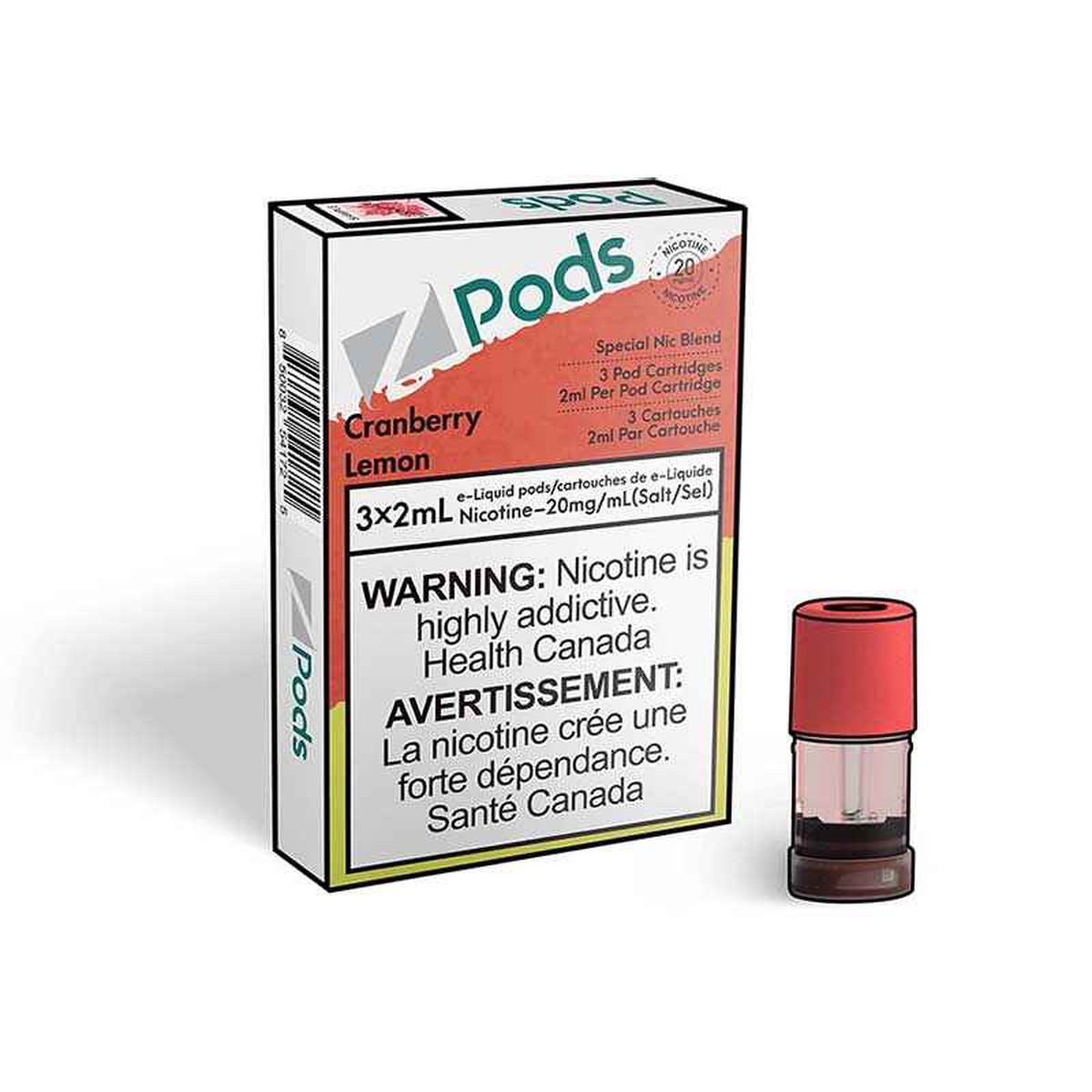Z Pods - S Compatible - Cranberry Lemon