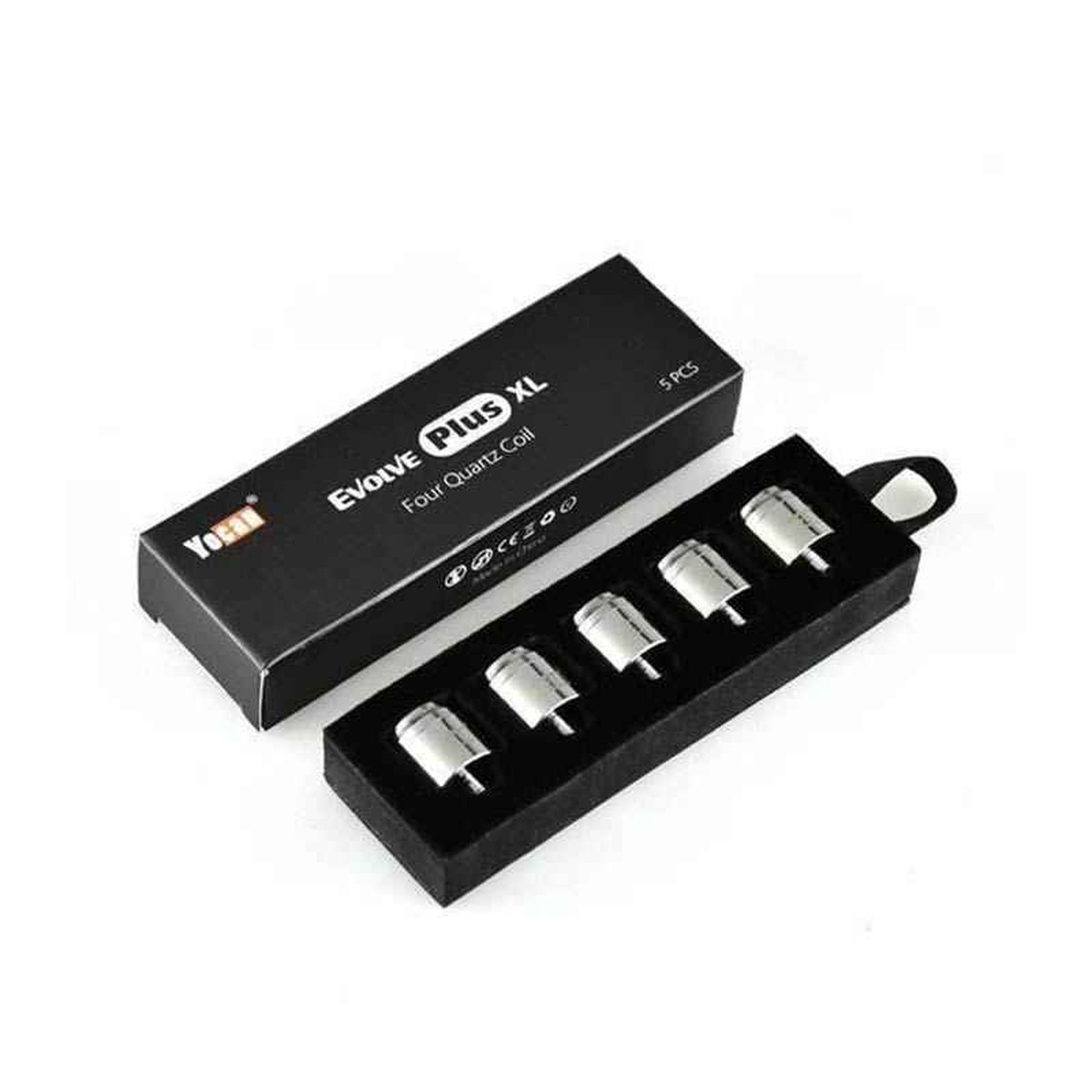 Yocan Evolve Plus XL Replacement Quartz Quad Coil (5 Pack)