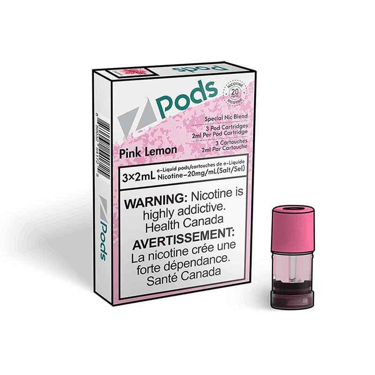 Z Pods - S Compatible - Pink Lemon