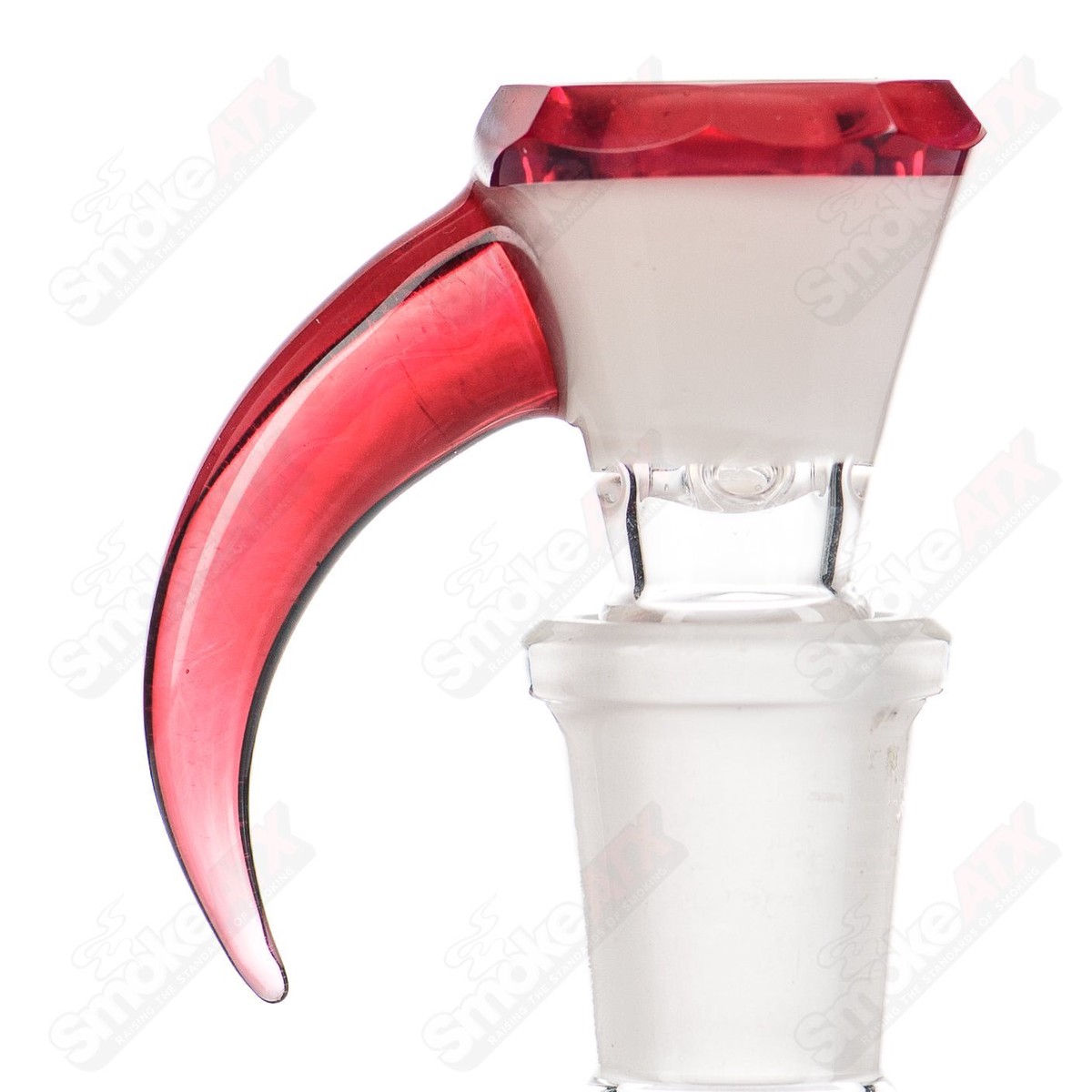 14mm Faceted Slide Pheonix/White Satin Seth Jones