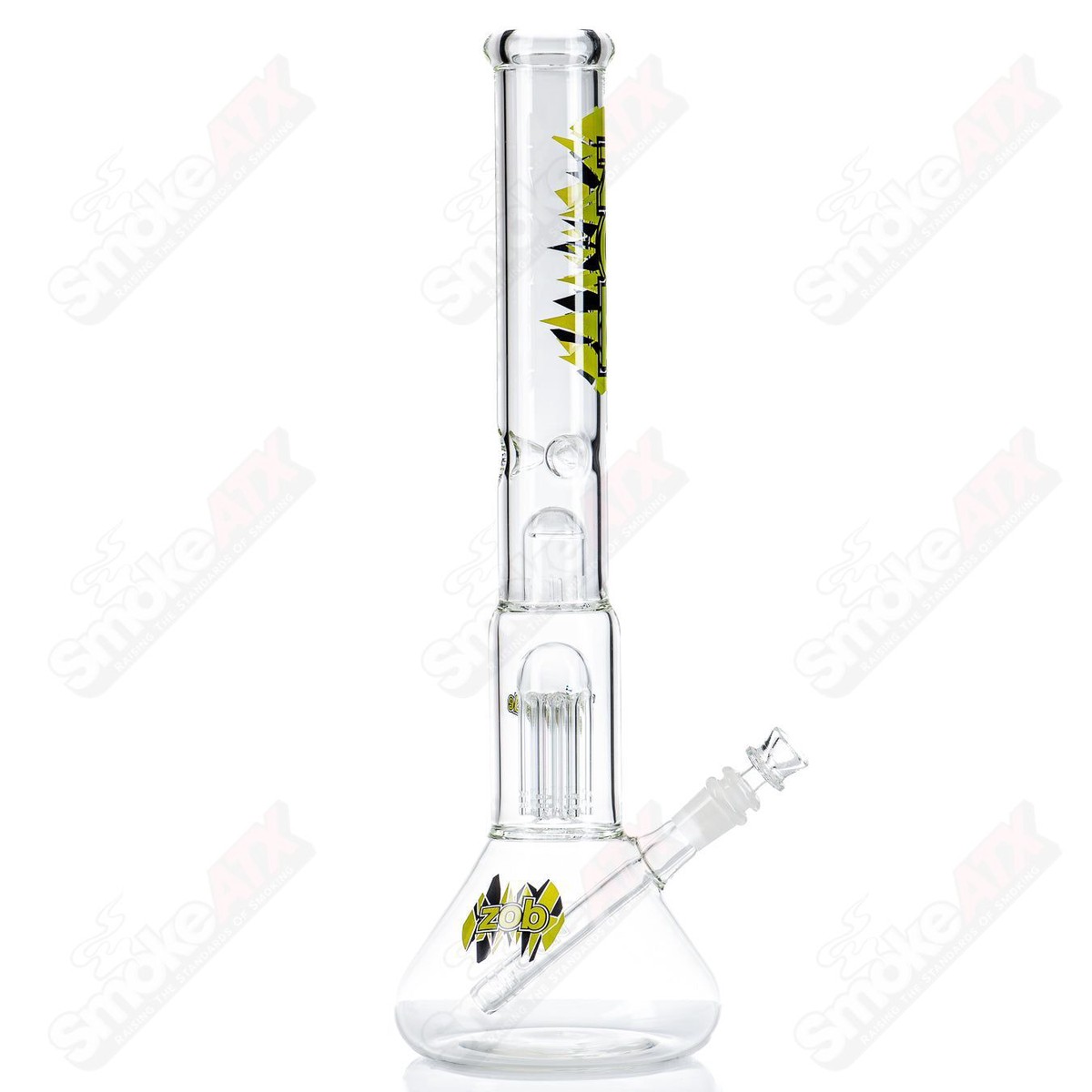 20″ 8 Arm Beaker (Green/Black) ZOB