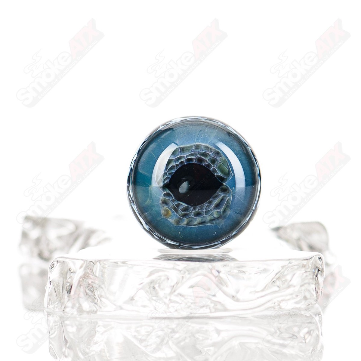 24mm Black Magic UV Dotstack Eye Mib Indo Glass
