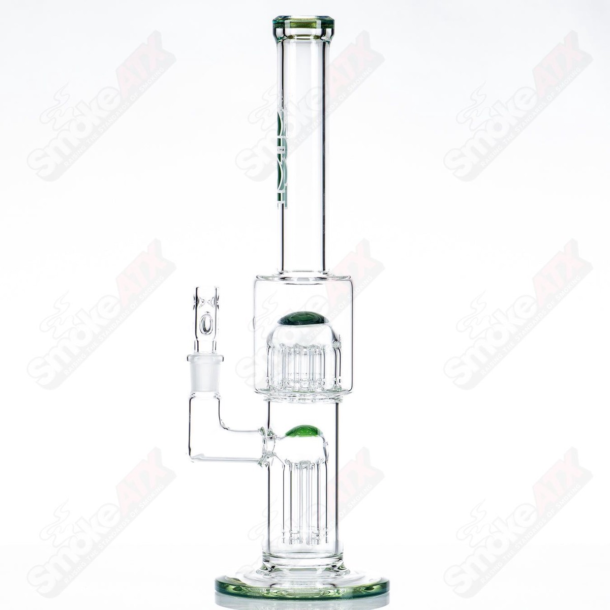 #3 14mm 7 to 13Arm Perc w Color Cap Toro Glass